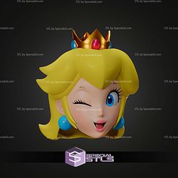Cosplay STL Files Princess Peach Helmet
