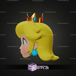 Cosplay STL Files Princess Peach Helmet
