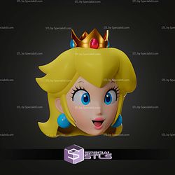 Cosplay STL Files Princess Peach Helmet