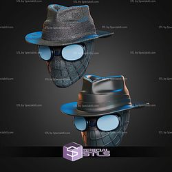 Cosplay STL Files Spider-Man Noir Helmet