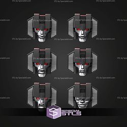 Cosplay STL Files Starscream Helmet