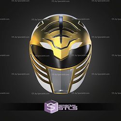 Cosplay STL Files White Ranger Helmet 2026