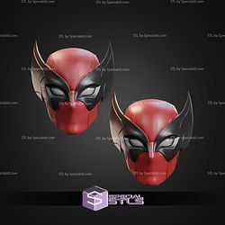 Cosplay STL Files Wolverinepool Helmet