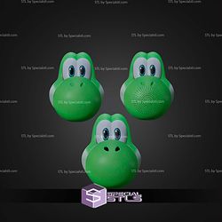 Cosplay STL Files Yoshi Mario Galaxy Helmet