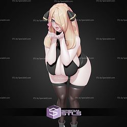 Cynthia Pokemon Blow Kiss NSFW STL Files
