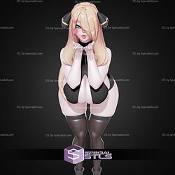Cynthia Pokemon Blow Kiss NSFW STL Files