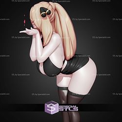 Cynthia Pokemon Blow Kiss NSFW STL Files