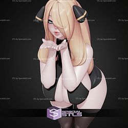 Cynthia Pokemon Blow Kiss NSFW STL Files