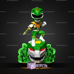 Green Ranger on Base STL Files