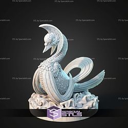 Kaiju Pokemon Cresselia Crescent Bird STL Files
