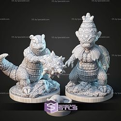 Kaiju Pokemon Galariand Slowbro Galarian Slowking STL Files