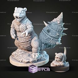 Kaiju Pokemon Slowpoke Slowbro Slowking STL Files