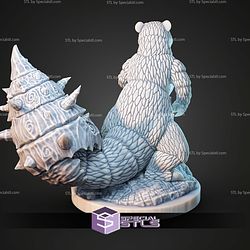 Kaiju Pokemon Slowpoke Slowbro Slowking STL Files