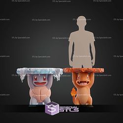 Life Size Table Charmander STL Files
