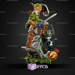 Link from Twilight Princess Diorama STL Files