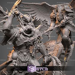Sanguinius vs KaBandha WH40K STL Miniatures