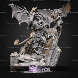 Sanguinius vs KaBandha WH40K STL Miniatures
