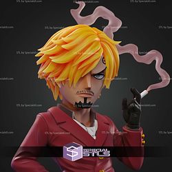 Sanji Straw Hat Chibi STL Files