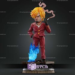 Sanji Straw Hat Chibi STL Files