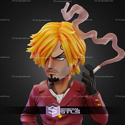 Sanji Straw Hat Chibi STL Files