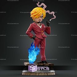 Sanji Straw Hat Chibi STL Files