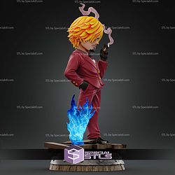 Sanji Straw Hat Chibi STL Files
