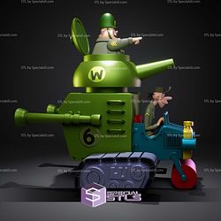 Sergeant Blast And The Private Meekly STL Files