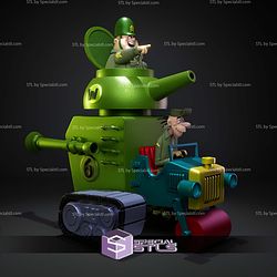 Sergeant Blast And The Private Meekly STL Files