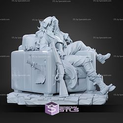 Silver Deadlock Game 197mm STL Files
