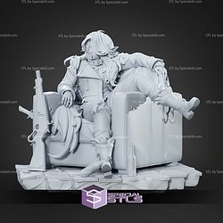 Silver Deadlock Game 197mm STL Files