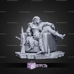 Silver Deadlock Game 197mm STL Files