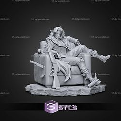 Silver Deadlock Game 197mm STL Files