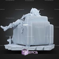 Silver Deadlock Game 197mm STL Files