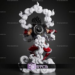 Snakeman Luffy One Piece 395mm STL Files