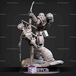 Space Marine WH40K STL Miniatures