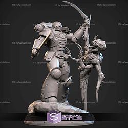 Space Marine WH40K STL Miniatures