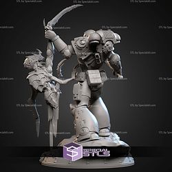 Space Marine WH40K STL Miniatures