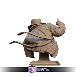 Spider Noir On Tower Bust STL Files