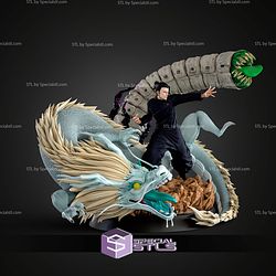 Suguru Geto And Dragon 311mm STL Files
