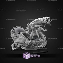 Suguru Geto And Dragon 311mm STL Files