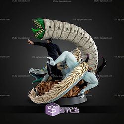 Suguru Geto And Dragon 311mm STL Files