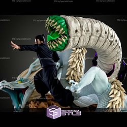 Suguru Geto And Dragon 311mm STL Files