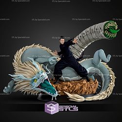 Suguru Geto And Dragon 311mm STL Files
