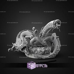 Suguru Geto And Dragon 311mm STL Files