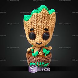 Super Basic Files Baby Groot Knitte Style Multipart