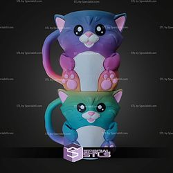 Super Basic Files Cuddles the Cat Ice Pint Holder