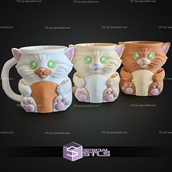 Super Basic Files Cuddles the Cat Ice Pint Holder