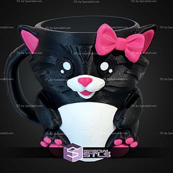 Super Basic Files Cuddles the Cat Ice Pint Holder
