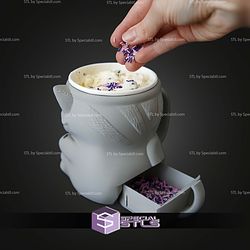 Super Basic Files Cuddles the Cat Ice Pint Holder