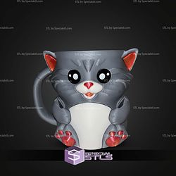 Super Basic Files Cuddles the Cat Ice Pint Holder